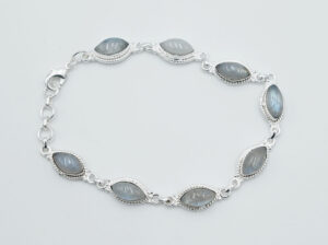 Silver PL Bracelet Moonstone
