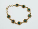 Gold PL Bracelet Emerald Cut