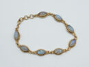 Gold PL Bracelet Moonstone