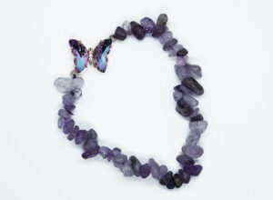 Bracelet.Ch Butterfly Amethyst