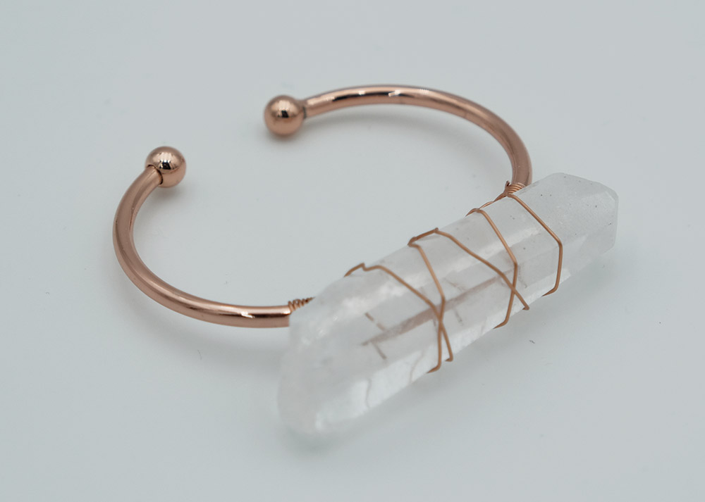 Bangle Rose Gold Rough Point