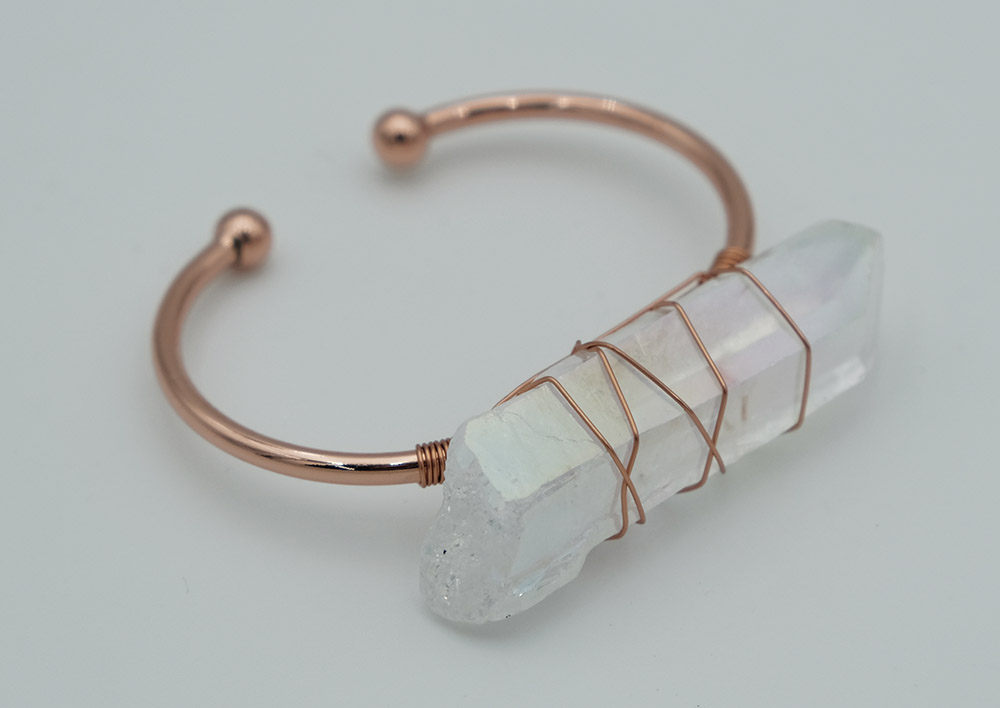 Bangle Rose Gold Angel Aura Point