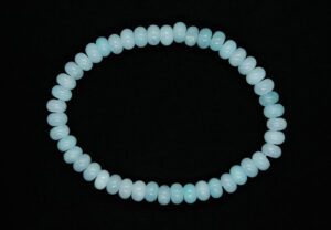 Bracelet Disc Aquamarine Jade