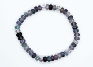 Bracelet Disc Rainbow Fluorite