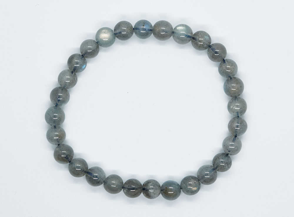 Bracelet 6mm Bead Labradorite