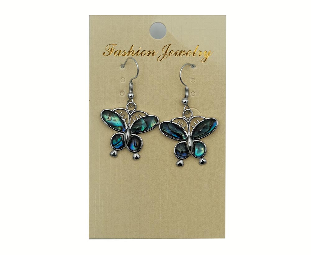 Earrings Butterfly Abalone
