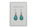 Earring Blue Howlite Teardrop