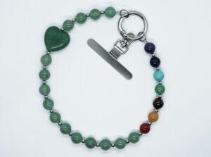 Phone Chain Aventurine Heart