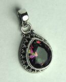 Silver Plated Pendant Mystic Qz