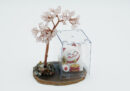 Tree Rose Qz Chips Waving Cat