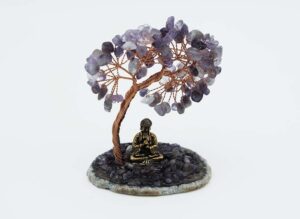 Tree Amethyst Chips Buddha
