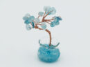 Tree Glass Pot Aquamarine