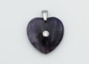 Pendant Heart With CZ Amethyst