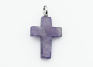 Pendant Cross With CZ Amethyst