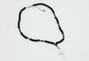 Necklace Onyx With Cross