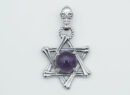 Pendant Hexagram Amethyst