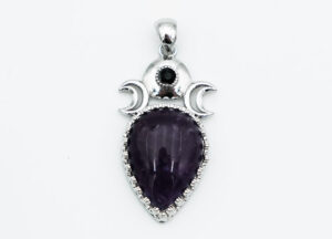 Pendant Triplemoon Amethyst