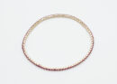 Bracelet Rose Red Rhinestones