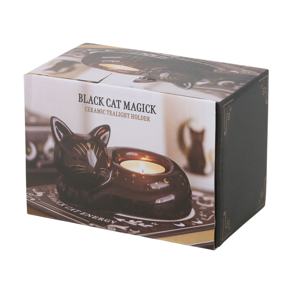 T-light Holder Black Cat Magick - Image 4