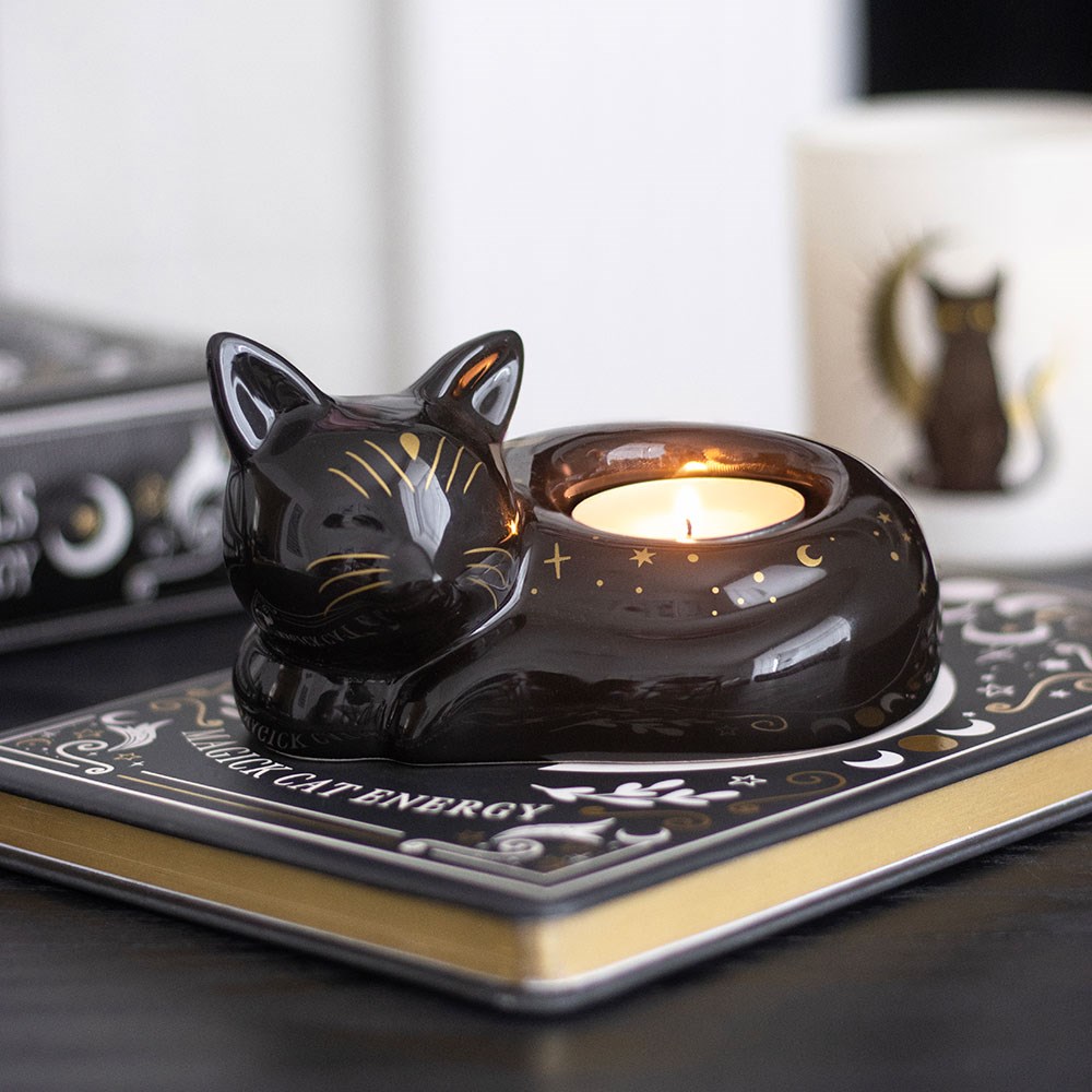 T-light Holder Black Cat Magick - Image 5
